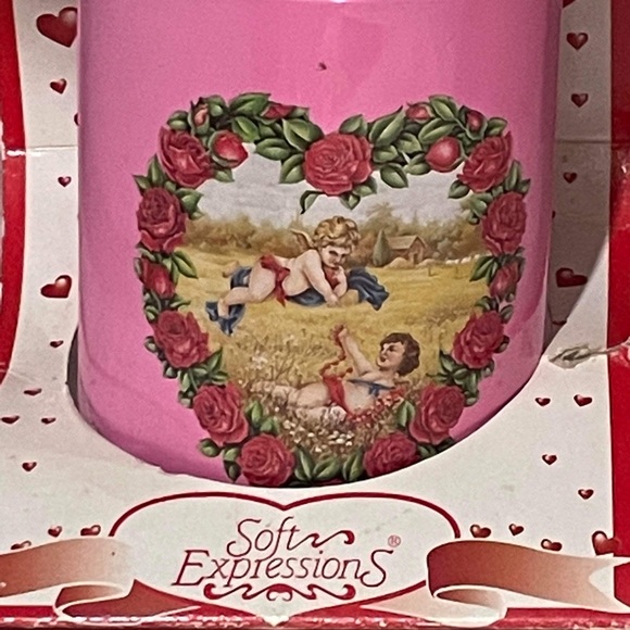 DanDee Vintage Soft Expressions genuine trinket tin and plush set bear - Picture 2 of 4